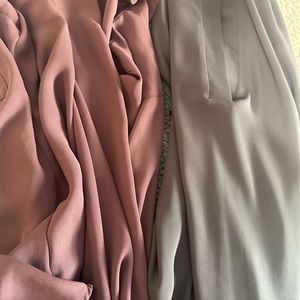 Veronica M 3/4 Sleeve Blouse in purple/dusty lavender color size medium